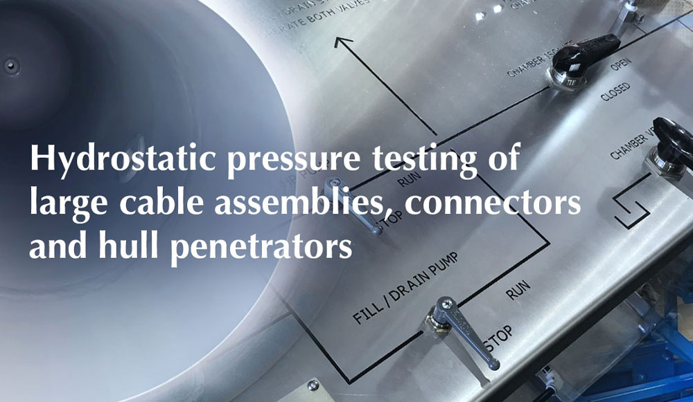 new pressure testing vessel